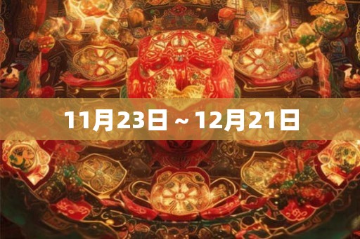 11月23日~12月21日 11月23日~12月21日