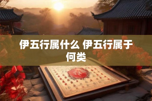 伊五行属什么 伊五行属于何类