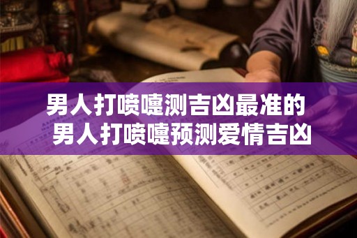 男人打喷嚏测吉凶最准的  男人打喷嚏预测爱情吉凶