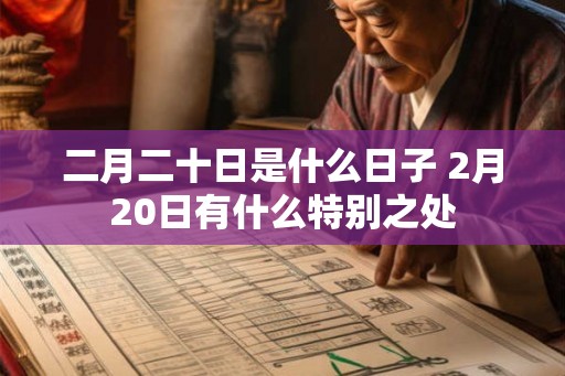二月二十日是什么日子 2月20日有什么特别之处