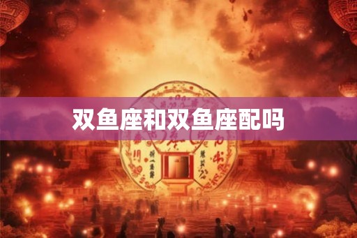 双鱼座和双鱼座配吗