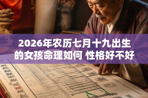 2026年农历七月十九出生的女孩命理如何 性格好不好 2026年农历七月十九出生的女孩命理如何 性格好不好