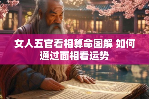 女人五官看相算命图解 如何通过面相看运势