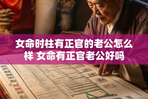 女命时柱有正官的老公怎么样 女命有正官老公好吗 女命时柱有正官的老公怎么样 女命有正官老公好吗