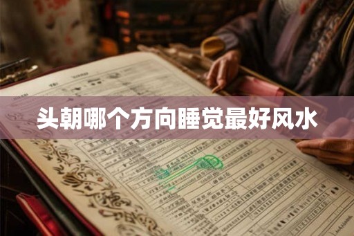 头朝哪个方向睡觉最好风水