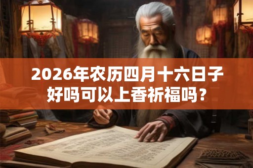 2026年农历四月十六日子好吗可以上香祈福吗？