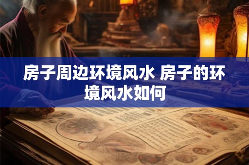 房子周边环境风水 房子的环境风水如何