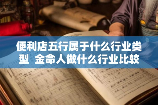 便利店五行属于什么行业类型  金命人做什么行业比较旺