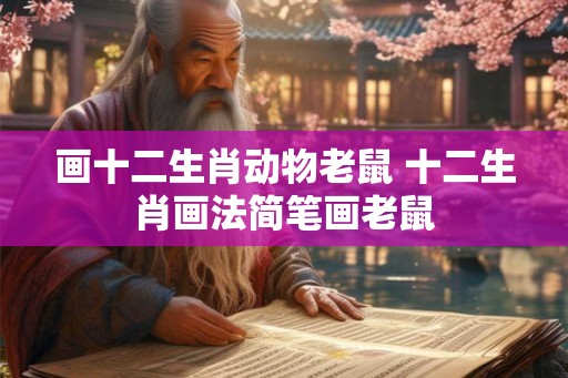 画十二生肖动物老鼠 十二生肖画法简笔画老鼠 画十二生肖动物老鼠 十二生肖画法简笔画老鼠