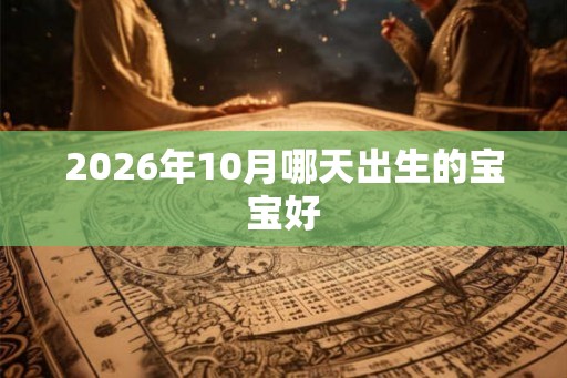 2026年10月哪天出生的宝宝好