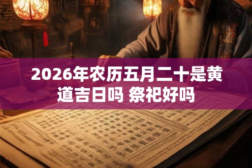 2026年农历五月二十是黄道吉日吗 祭祀好吗