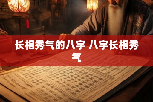 长相秀气的八字 八字长相秀气