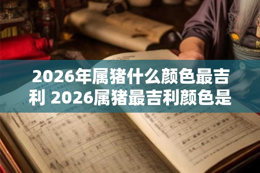 2026年属猪什么颜色最吉利 2026属猪最吉利颜色是