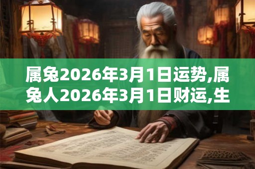 属兔2026年3月1日运势,属兔人2026年3月1日财运,生肖兔2026年3月1日运势 属兔2026年3月1日运势,属兔人2026年3月1日财运,生肖兔2026年3月1日运势