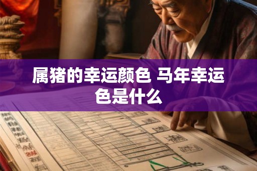 属猪的幸运颜色 马年幸运色是什么