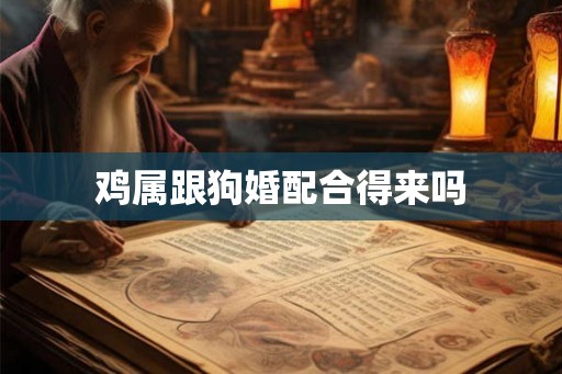 鸡属跟狗婚配合得来吗