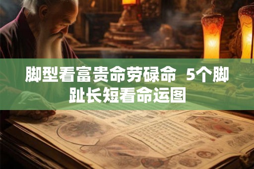脚型看富贵命劳碌命  5个脚趾长短看命运图