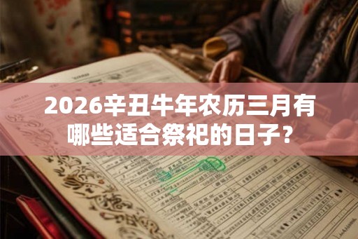 2026辛丑牛年农历三月有哪些适合祭祀的日子？