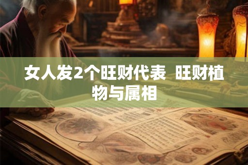女人发2个旺财代表  旺财植物与属相