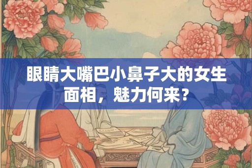 眼睛大嘴巴小鼻子大的女生面相，魅力何来？
