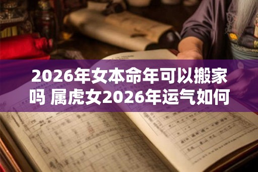 2026年女本命年可以搬家吗 属虎女2026年运气如何