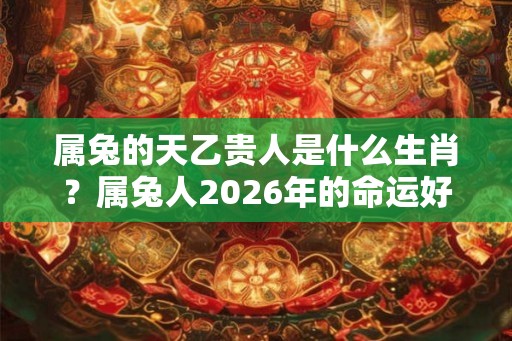 属兔的天乙贵人是什么生肖?属兔人2026年的命运好吗? 属兔的天乙贵人是什么生肖?属兔人2026年的命运好吗?
