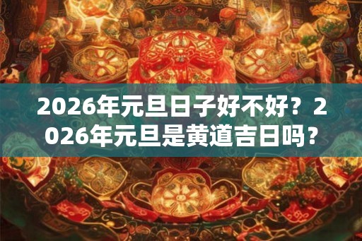 2026年元旦日子好不好？2026年元旦是黄道吉日吗？