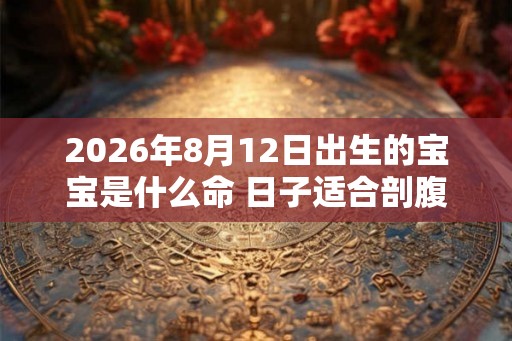 2026年8月12日出生的宝宝是什么命 日子适合剖腹产吗
