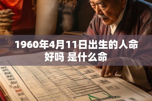 1960年4月11日出生的人命好吗 是什么命