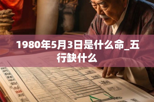 1980年5月3日是什么命_五行缺什么 1980年5月3日是什么命_五行缺什么