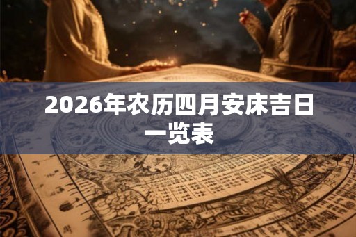 2026年农历四月安床吉日一览表 2026年农历四月安床吉日一览表