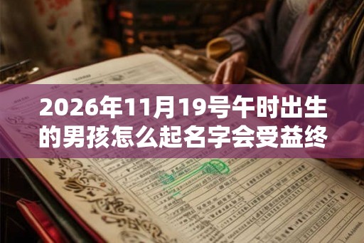 2026年11月19号午时出生的男孩怎么起名字会受益终生