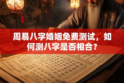 周易八字婚姻免费测试,如何测八字是否相合? 周易八字婚姻免费测试,如何测八字是否相合?