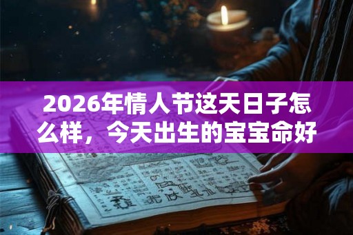2026年情人节这天日子怎么样,今天出生的宝宝命好吗 2026年情人节这天日子怎么样,今天出生的宝宝命好吗