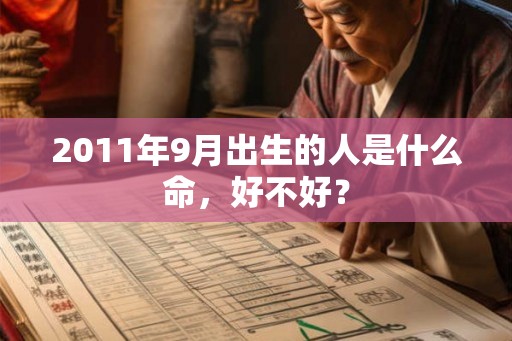 2011年9月出生的人是什么命，好不好？