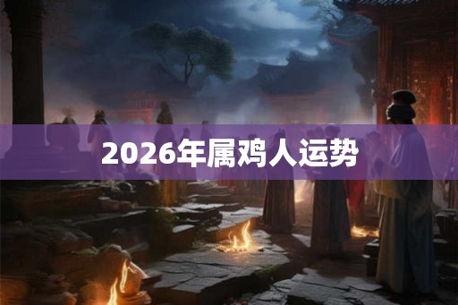 2026年属鸡人运势 2026年属鸡人运势