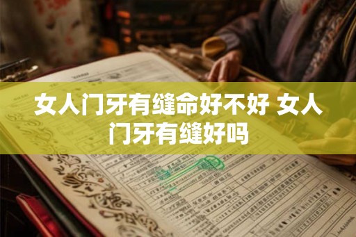 女人门牙有缝命好不好 女人门牙有缝好吗