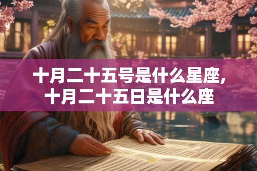 十月二十五号是什么星座,十月二十五日是什么座