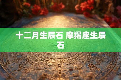 十二月生辰石 摩羯座生辰石