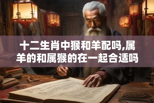 十二生肖中猴和羊配吗,属羊的和属猴的在一起合适吗