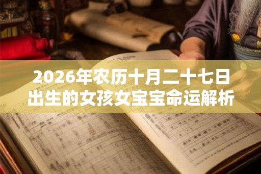 2026年农历十月二十七日出生的女孩女宝宝命运解析