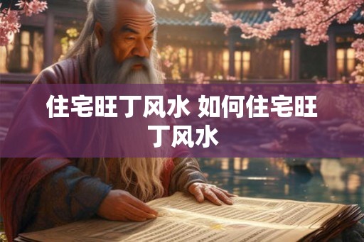住宅旺丁风水 如何住宅旺丁风水