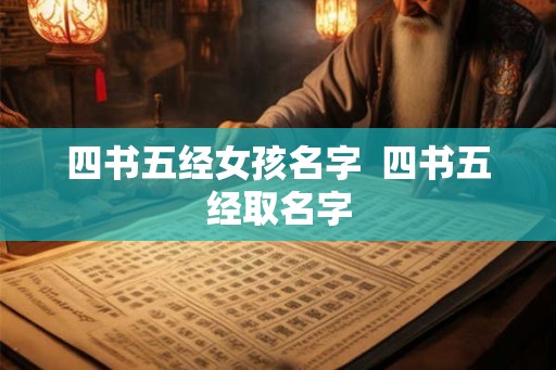 四书五经女孩名字  四书五经取名字