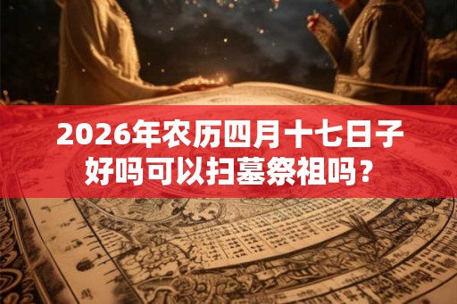 2026年农历四月十七日子好吗可以扫墓祭祖吗? 2026年农历四月十七日子好吗可以扫墓祭祖吗?