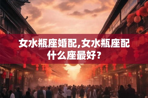 女水瓶座婚配,女水瓶座配什么座最好？