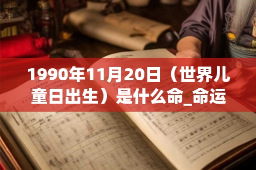 1990年11月20日（世界儿童日出生）是什么命_命运如何