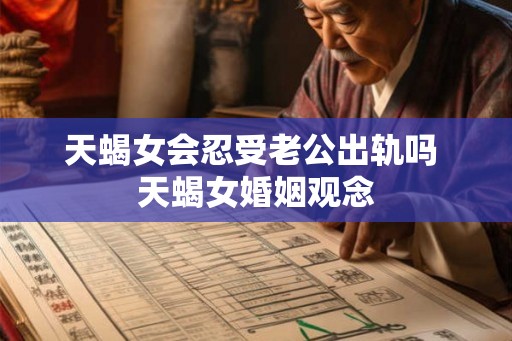 天蝎女会忍受老公出轨吗 天蝎女婚姻观念