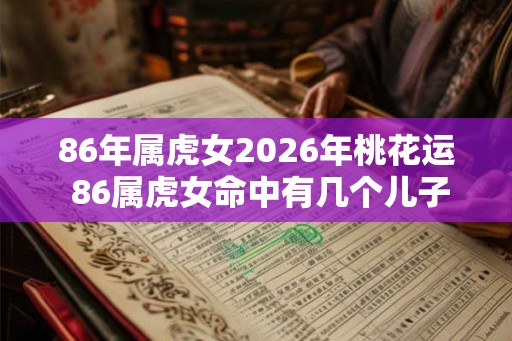 86年属虎女2026年桃花运 86属虎女命中有几个儿子