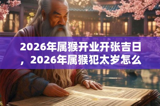 2026年属猴开业开张吉日，2026年属猴犯太岁怎么化解？