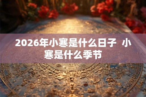 2026年小寒是什么日子  小寒是什么季节